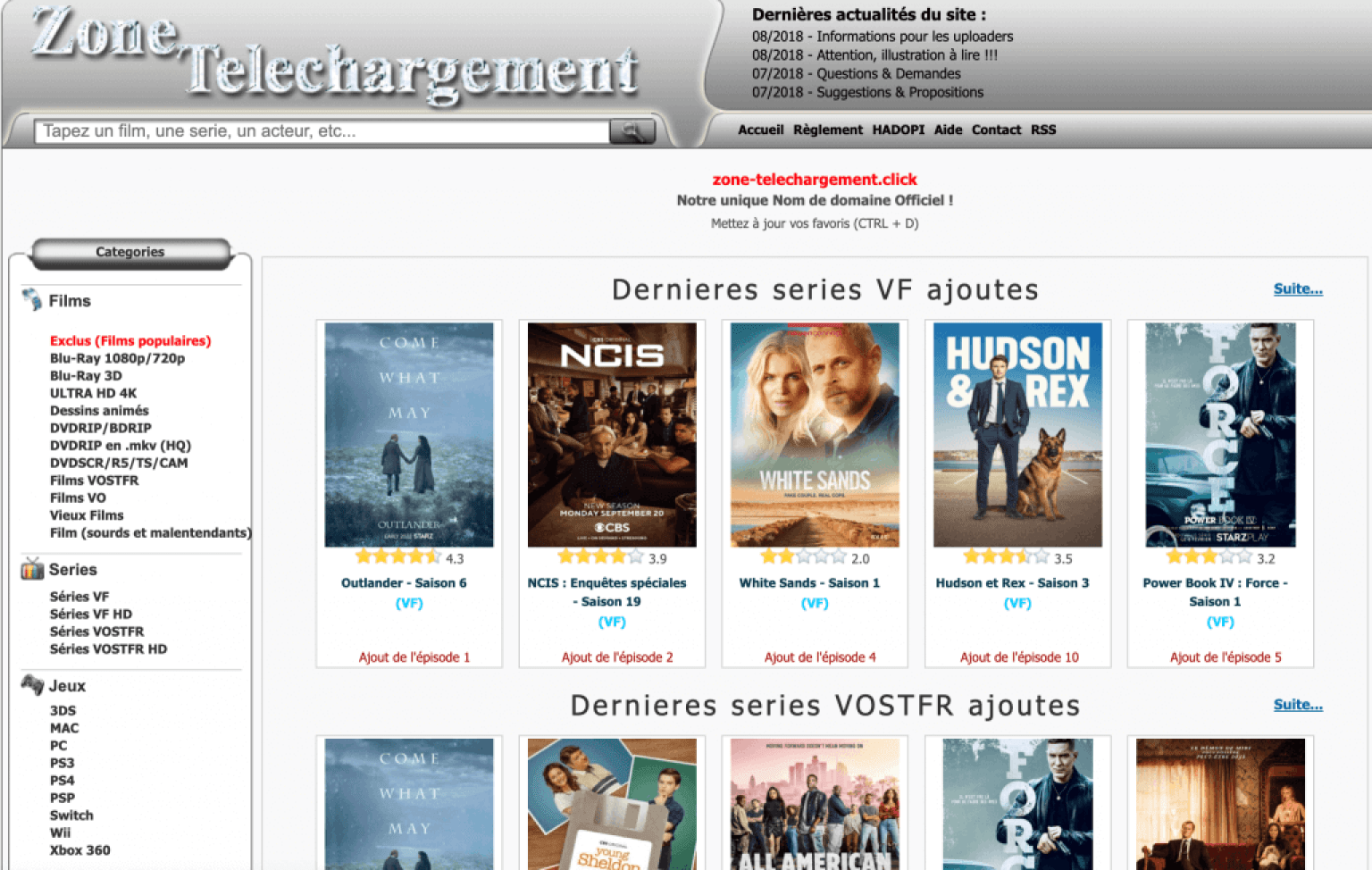 Zone Telechargement 2023 Nouvelle adresse du 1 Site DDL